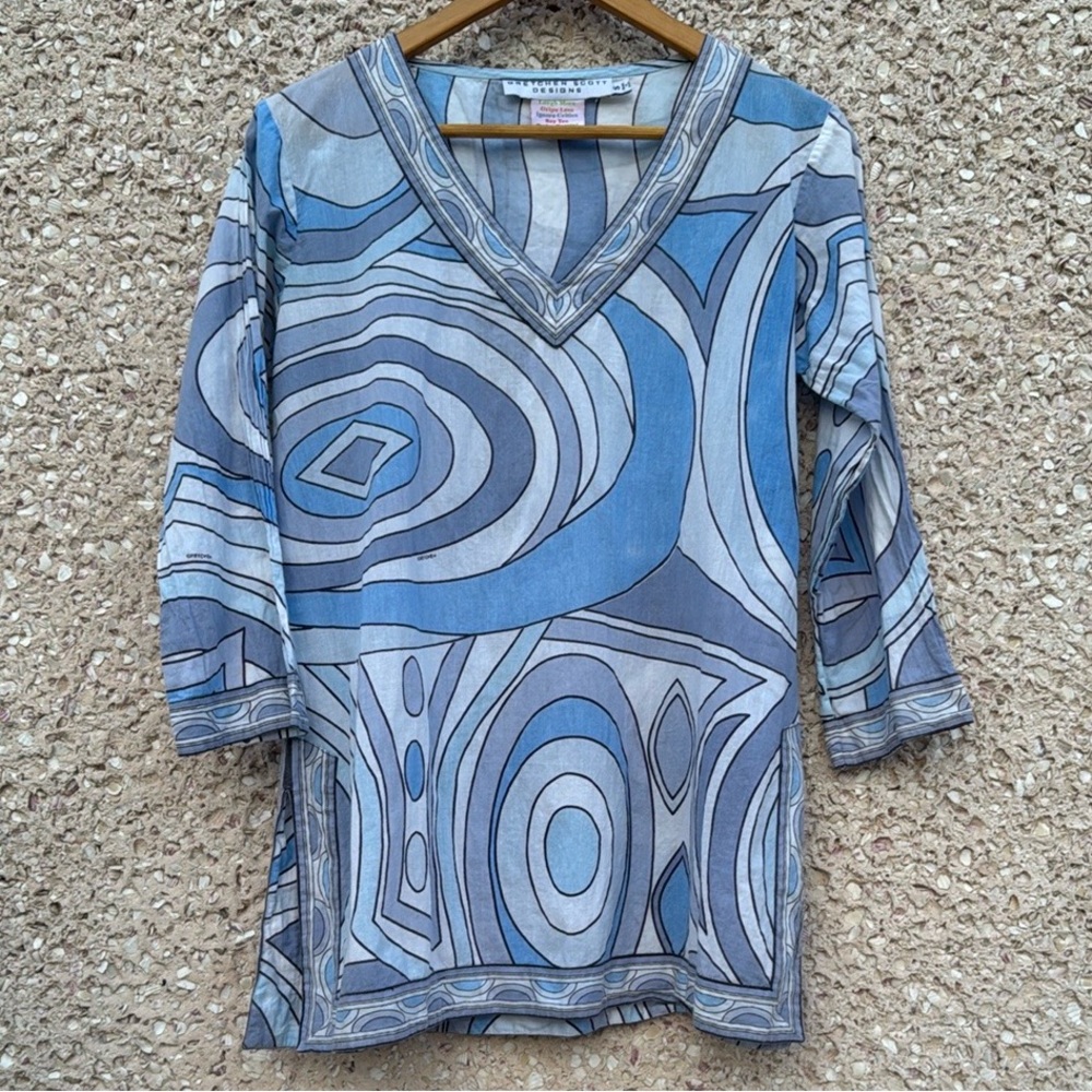 Gretchen Scott Designs Ocean Waves Cover-Up